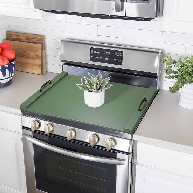 Gashell Noodle Board Stove Cover with Handles, Multiple Stove Top Cover Board for Electric/Gas Stove Top(Forest Green) - Image 5
